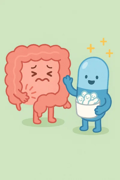 유익균이 장을 보호하는 모습