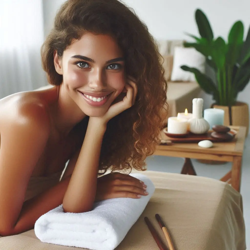 피부,체형관리 샵 배경