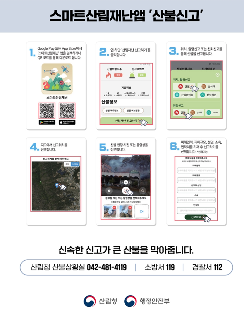 산불 대피요령