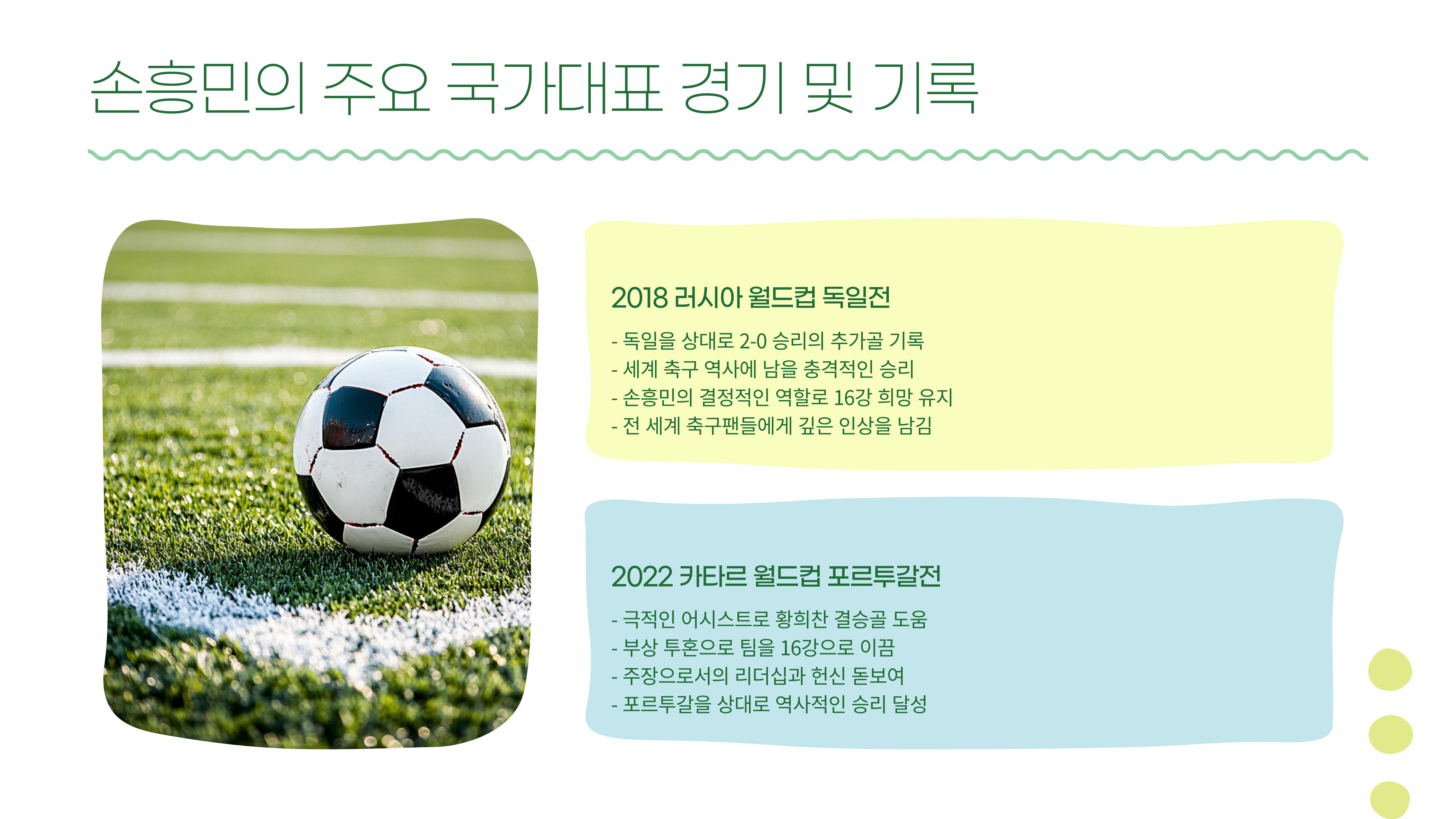 손흥민의 국가대표 활약 대한민국 축구의 자랑