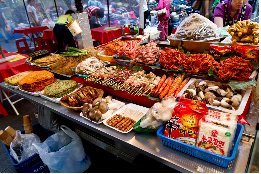 서울 전통시장 먹거리