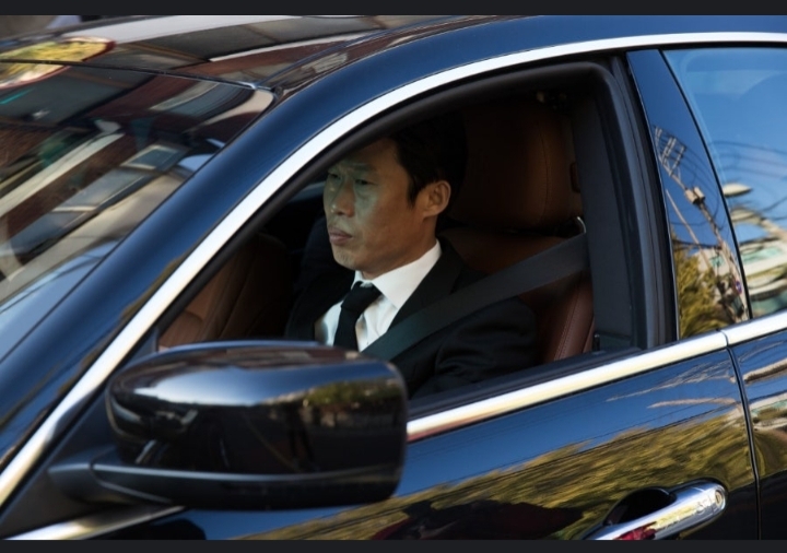 유해진 차타는 모습