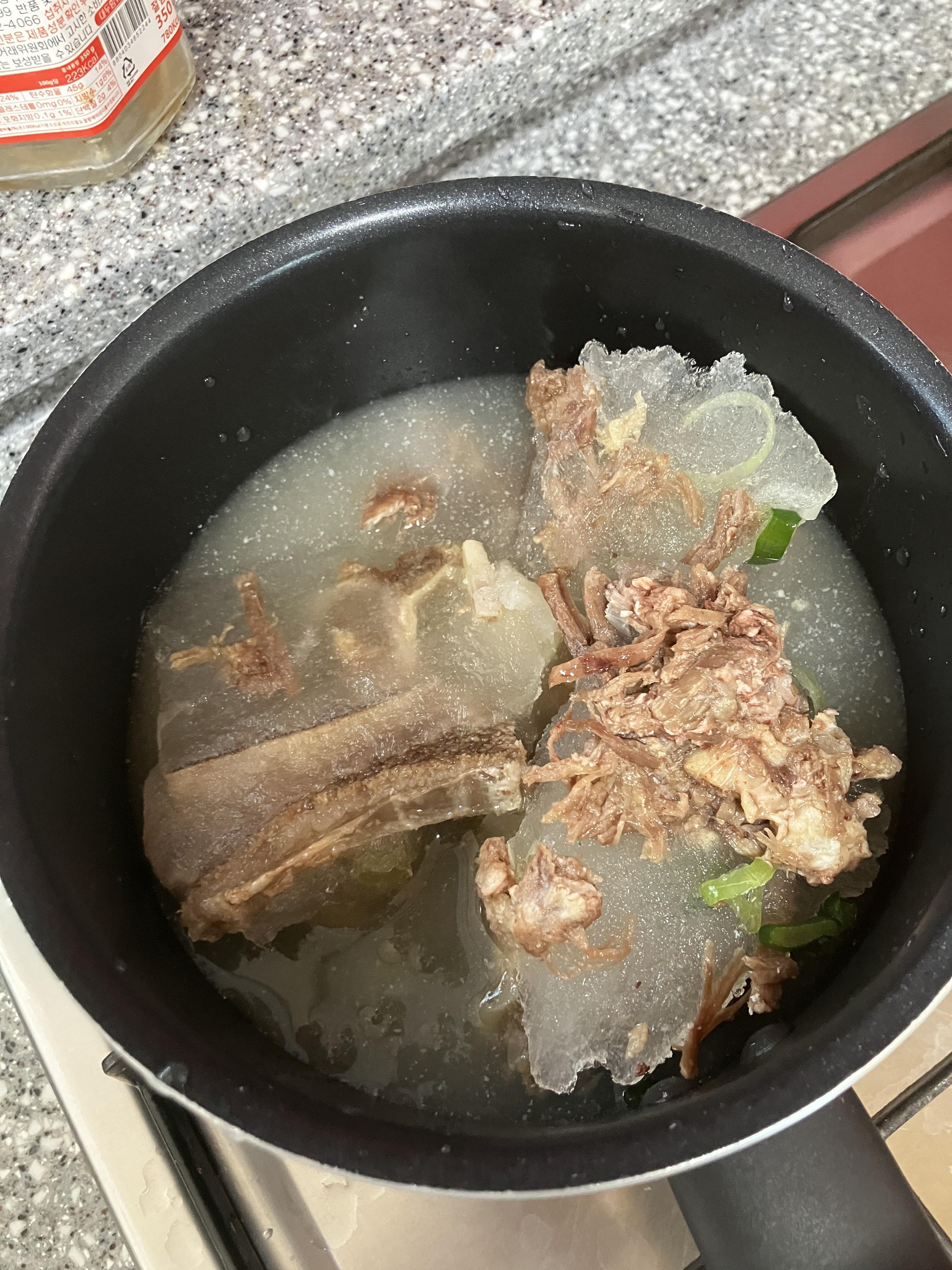 홈쇼핑갈비탕 내돈내산