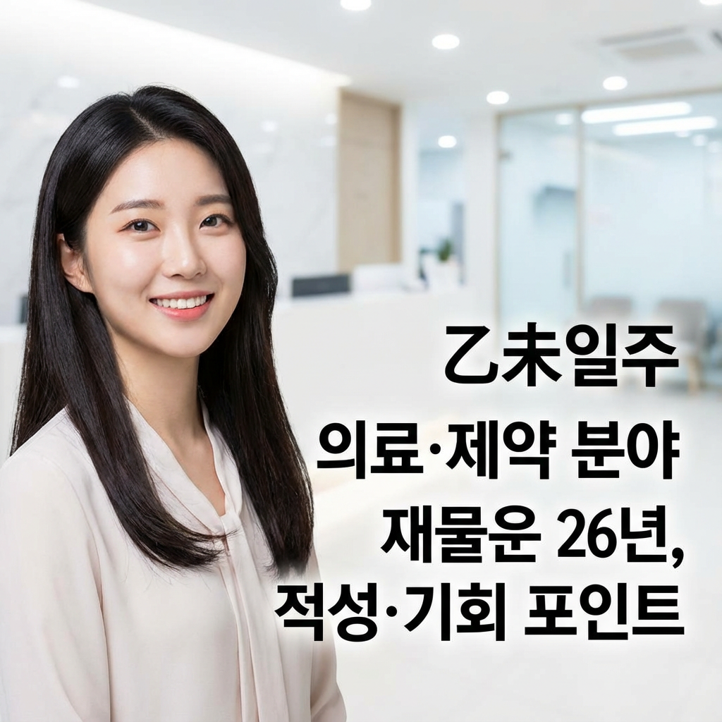 乙未일주 의료&middot;제약 분야 재물운 26년 ｜ 적성&middot;기회 포인트