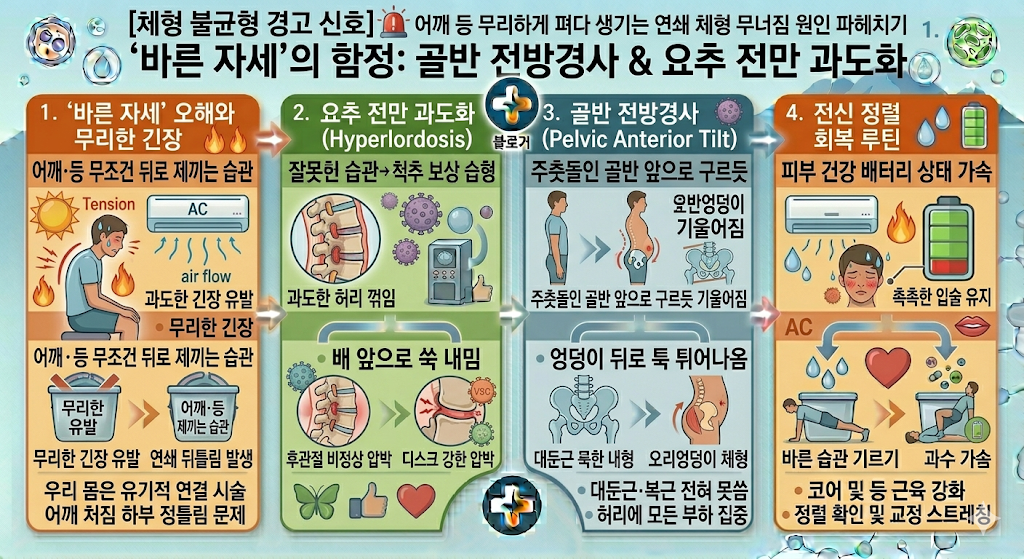 골반 전방경사와 요추 전만 과도화