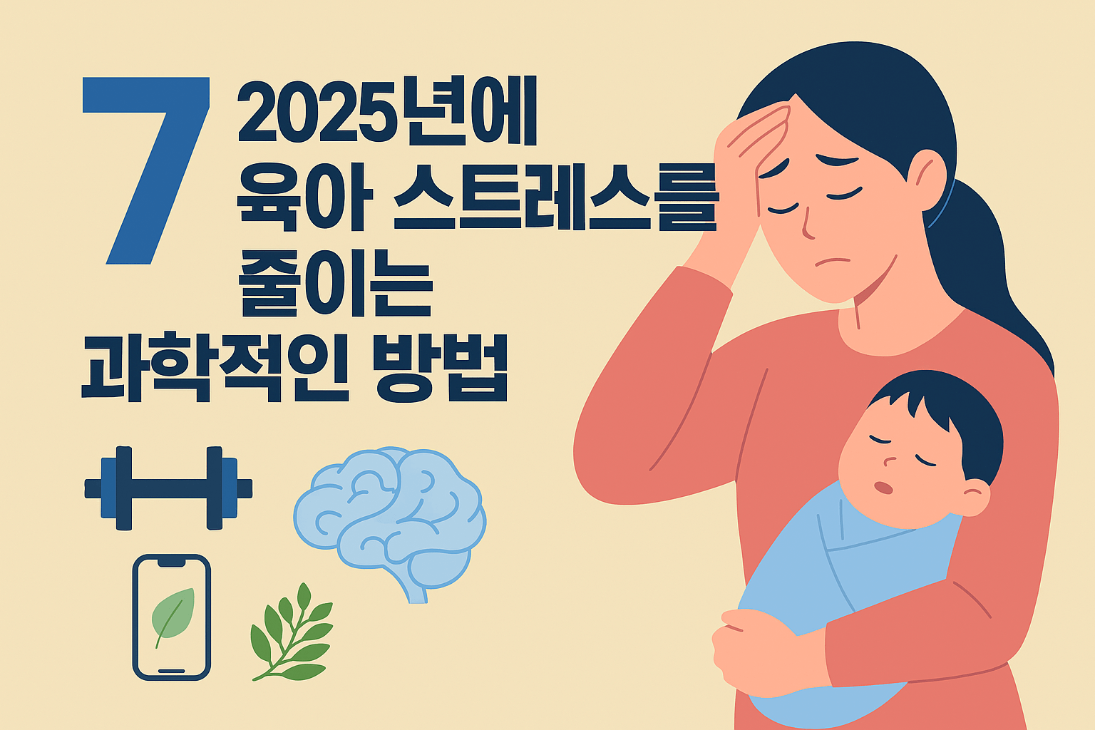 육아 스트레스를 줄이는 과학적인 7가지 방법