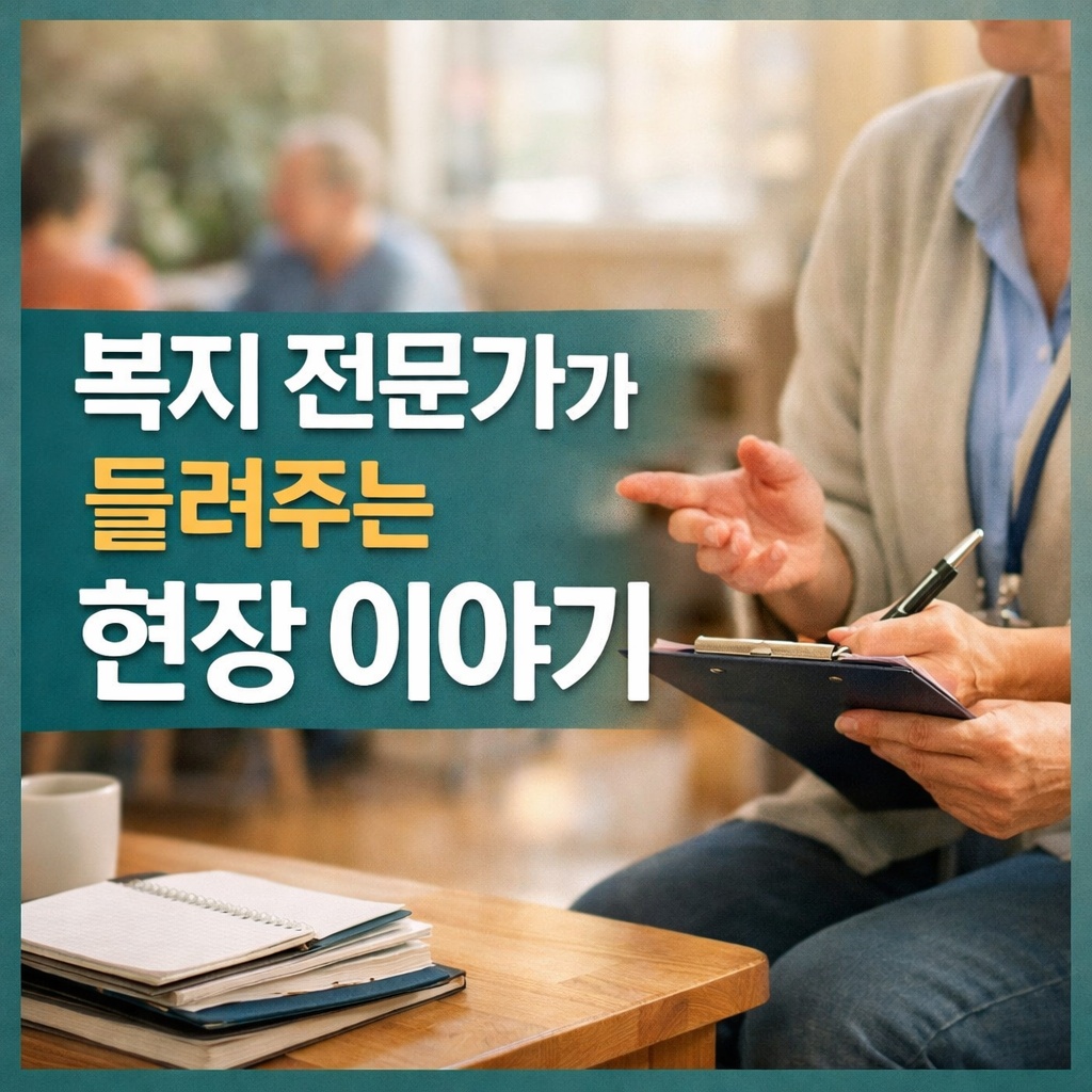 복지 전문가가 들려주는 생생한 현장 이야기