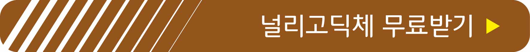 널리고딕체 무료받기