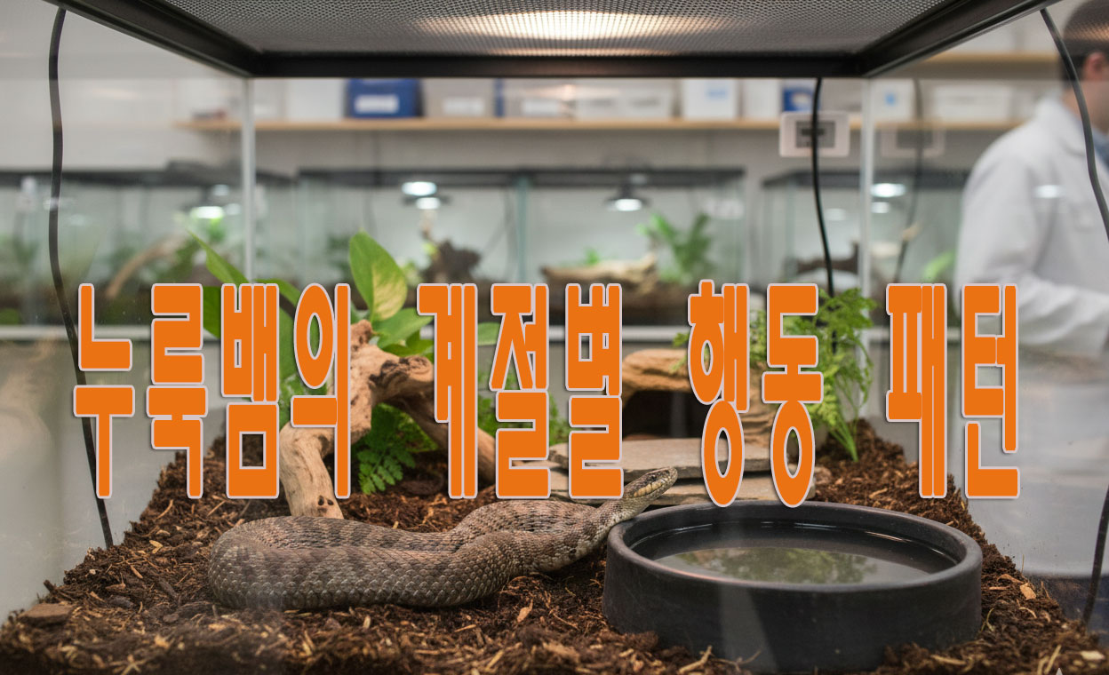 누룩뱀의 계절별 행동 패턴