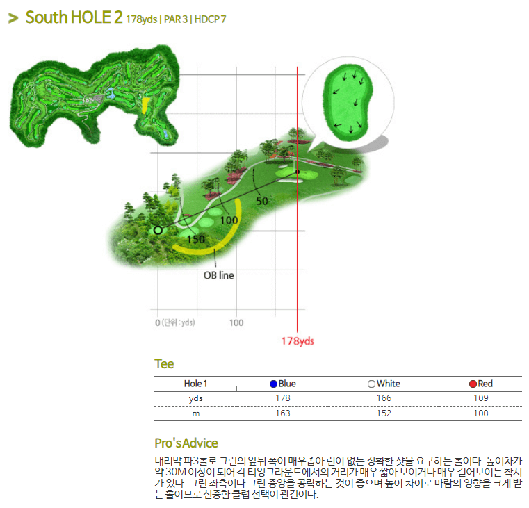 안성베네스트 골프클럽 남코스 2