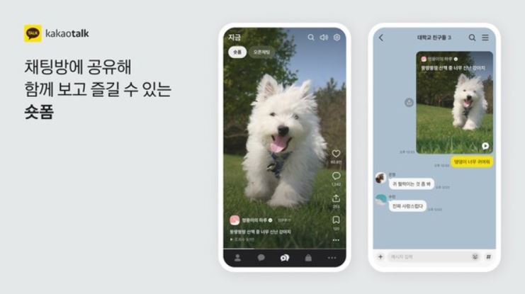 카카오톡 업데이트 숏폼