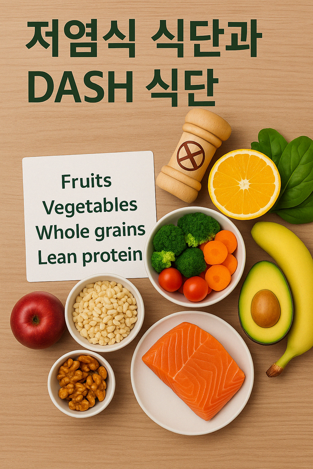 저염식 식단의 실천법과 장기적 건강 효과