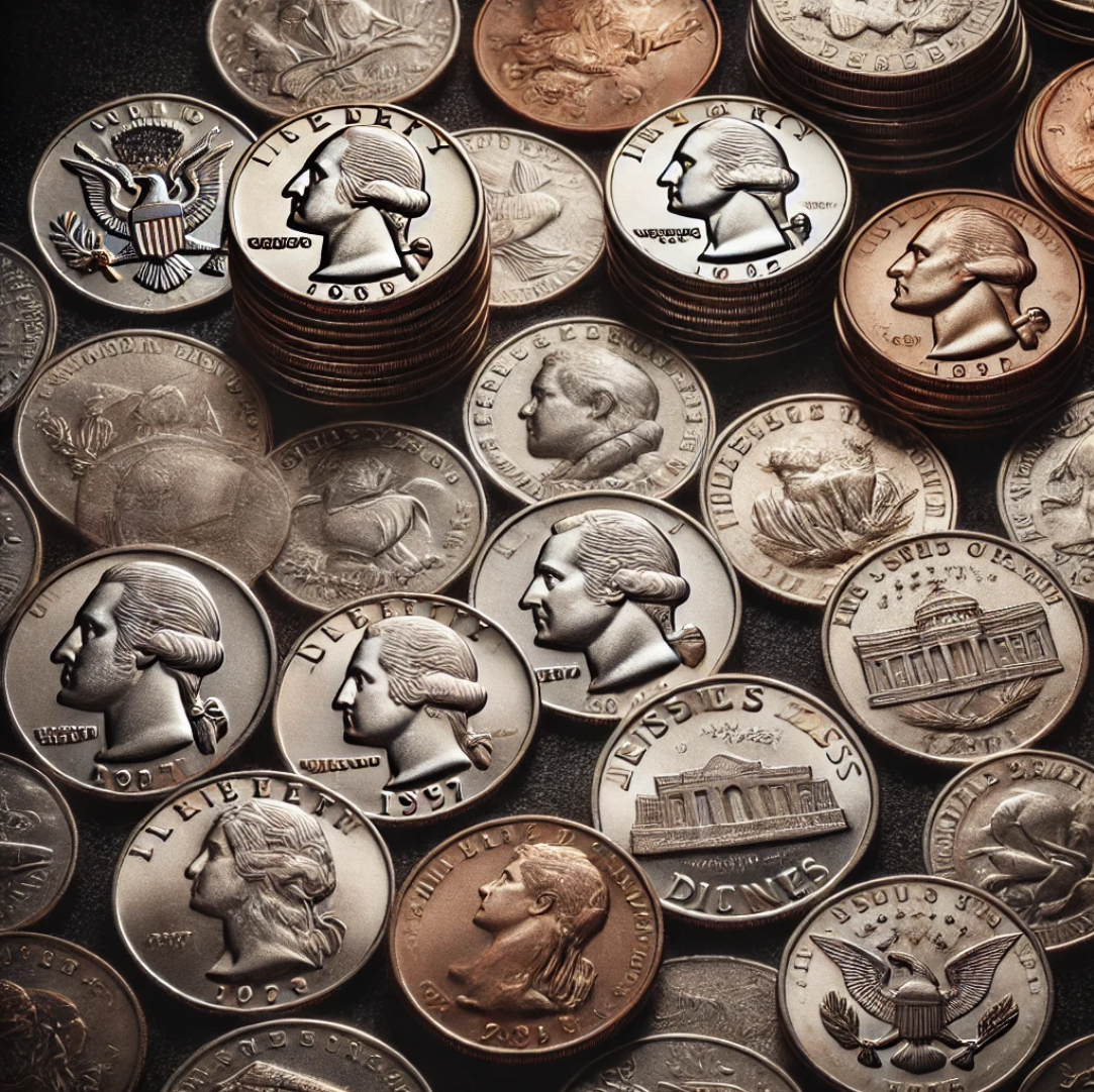 미국 동전 이미지