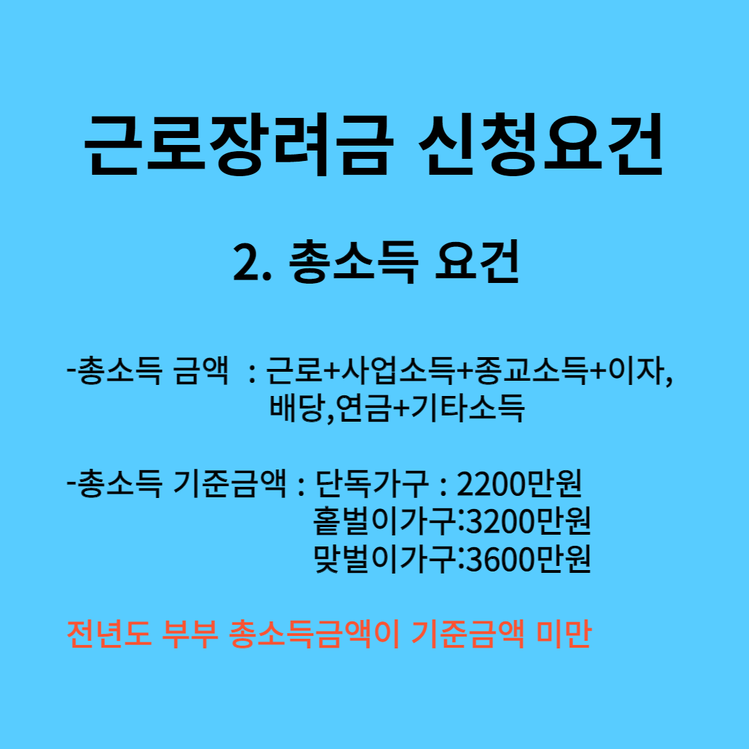 근로장려금 신청