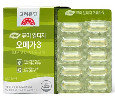 고려은단 식물성 퓨어 알티지 오메가3