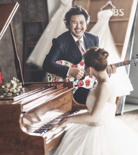 육중완 아내 정현주 결혼 화보 사진