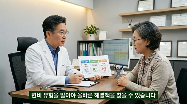 변비 원인 기능성 약물 기질성 유형 상세 설명 이미지"