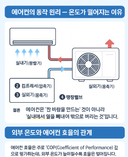 에어컨의 동작 원리