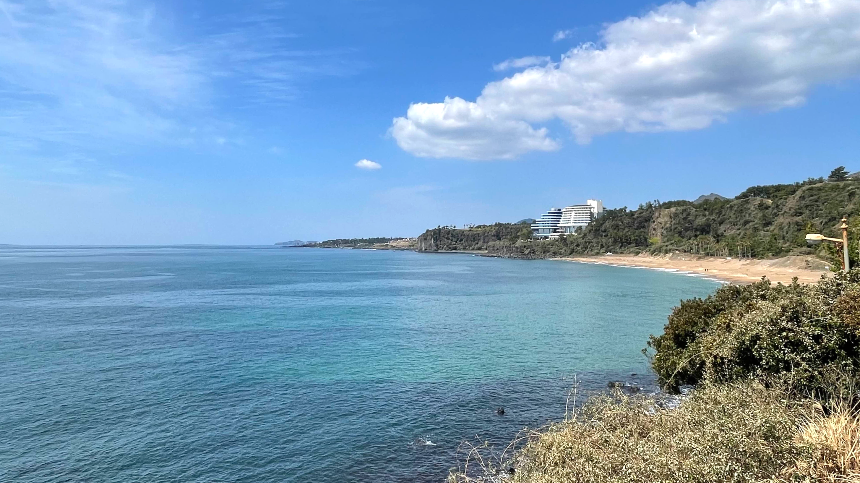 중문 색달 해수욕장 전경2