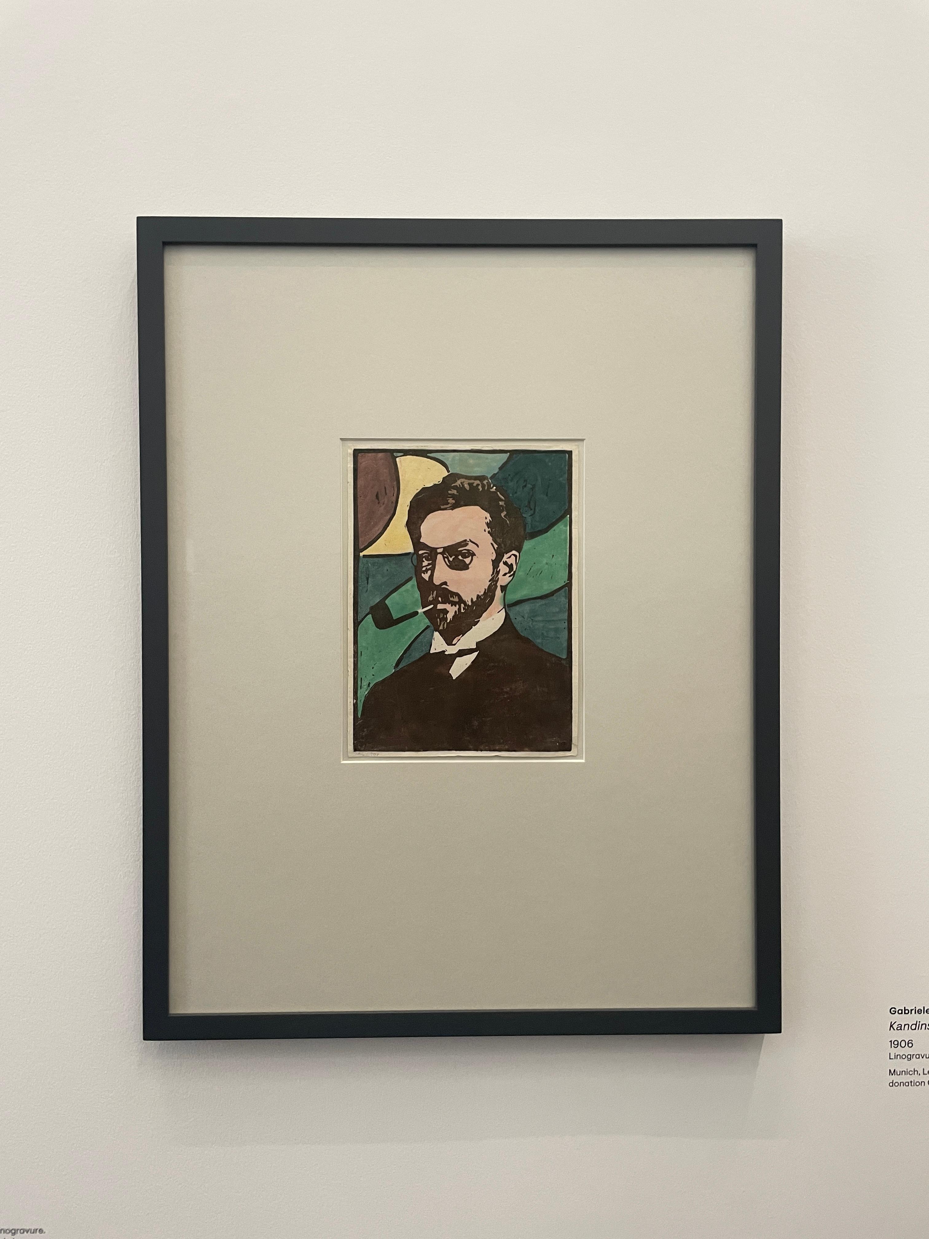 칸딘스키 초상, 가브리엘 뮌터의 작품