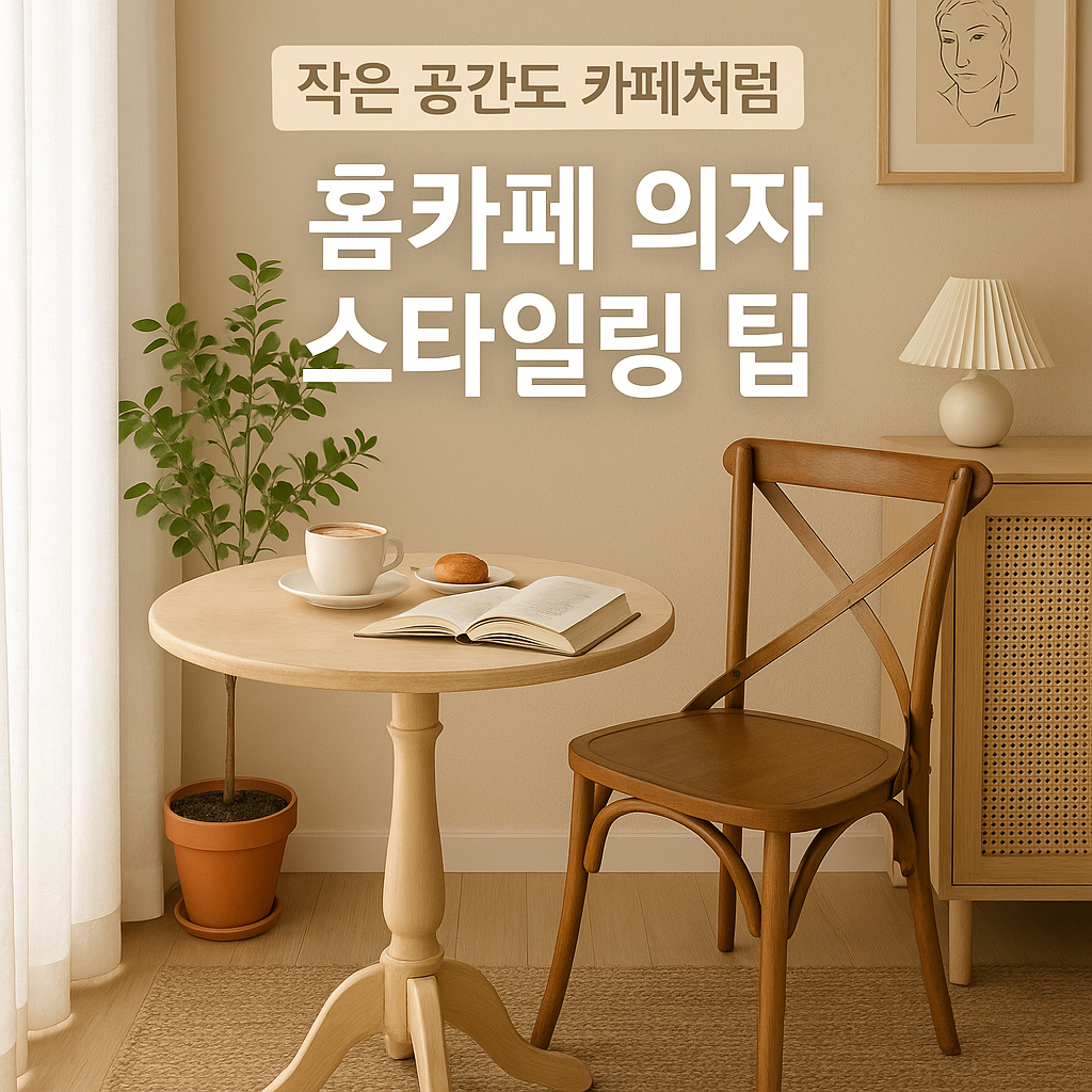 홈카페 의자