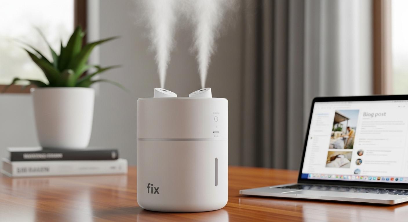 픽스 듀얼 무선 미니 가습기