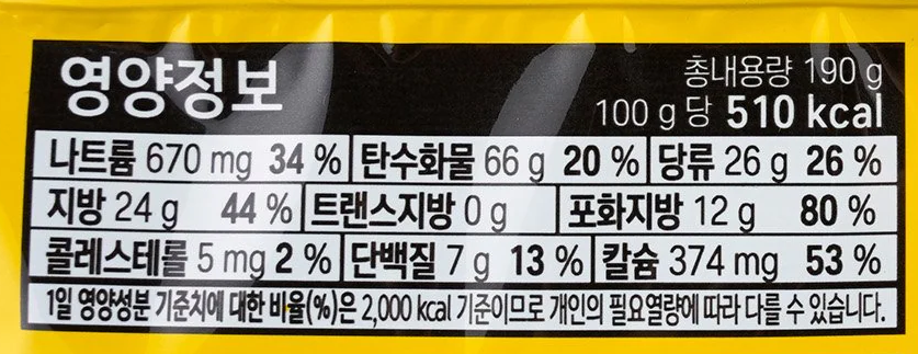 노브랜드 치즈버터샌드 1개 무게, 칼로리는?