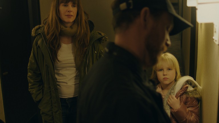 엄마와 딸의 모습