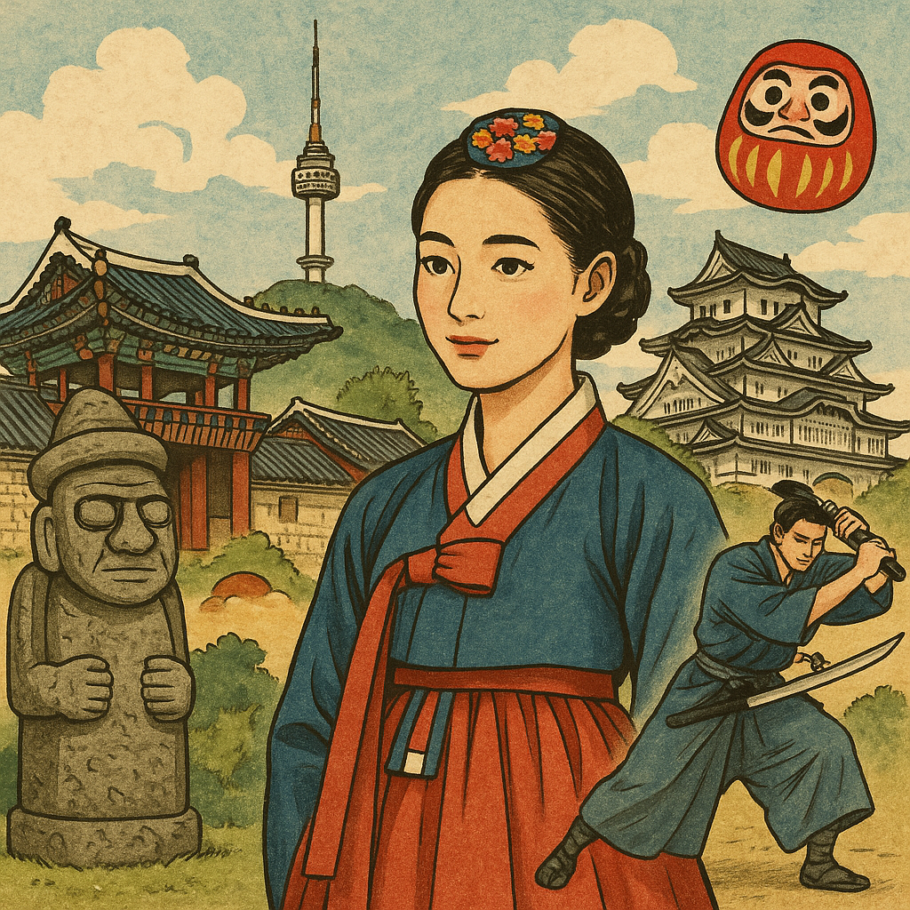 한국과 일본 문화콘텐츠 관련 사진