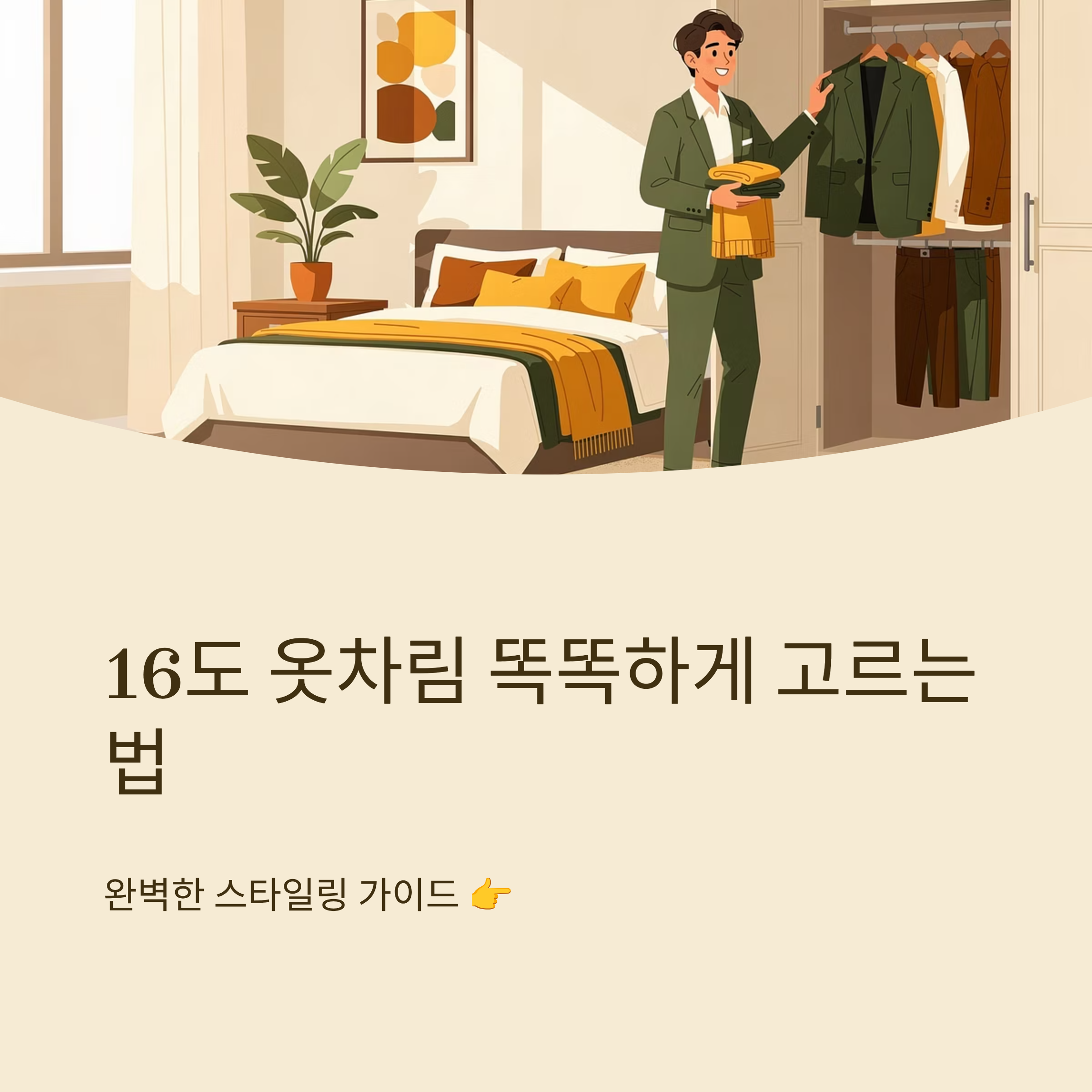 16도 옷차림 똑똑하게 고르는 법