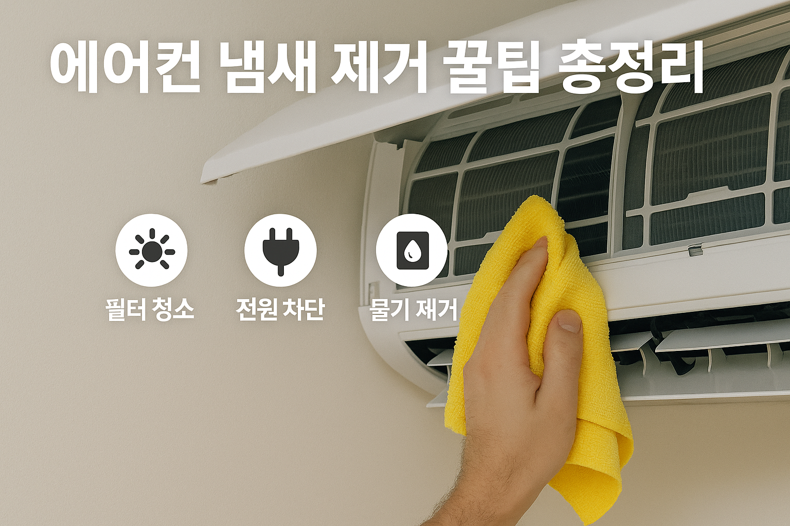 에어컨 냄새 제거 꿀팁 총정리 관련 이미지