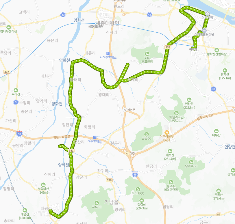 여주-930-4번-버스-노선-지도