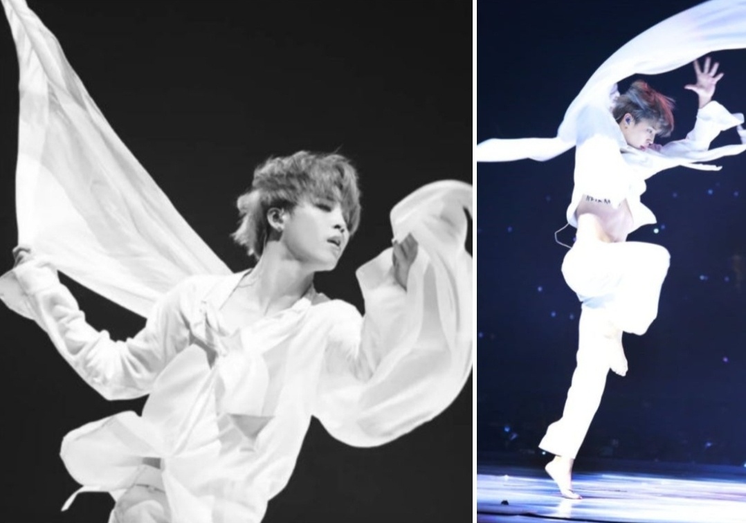 끊임없는 노력으로 그는 정말 아름다운 춤을 보여준다