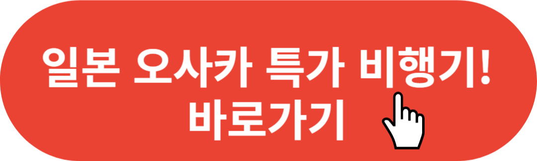 일본 오사카 왕복 비행기값 특가 구매하기