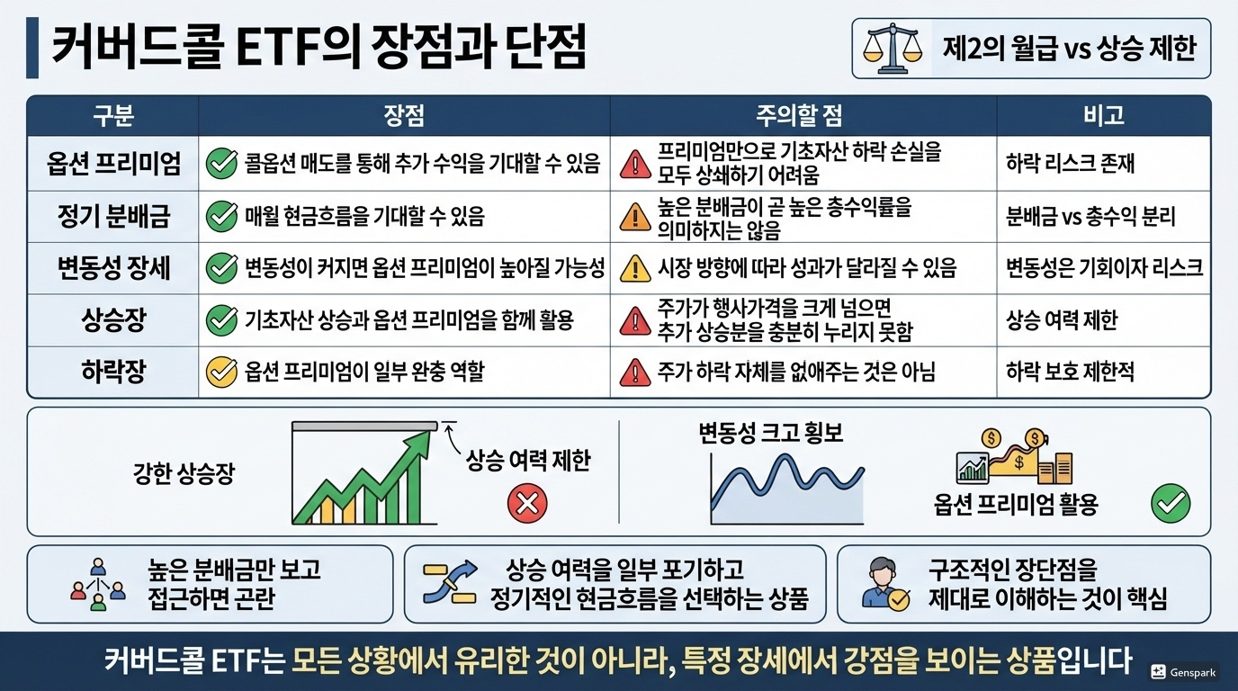 커버드콜 ETF의 장점과 단점