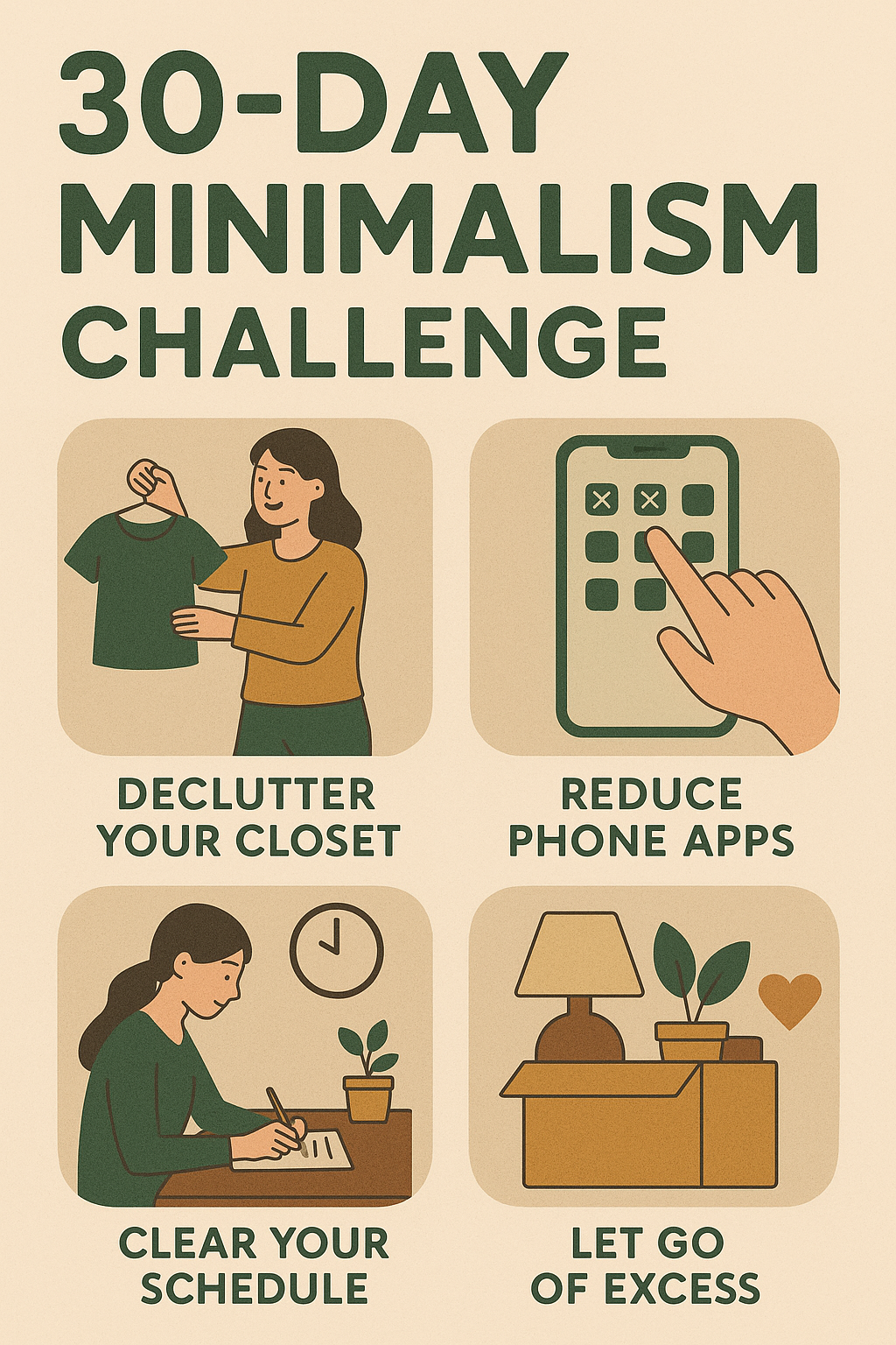 30일 미니멀 라이프 챌린지 체험기