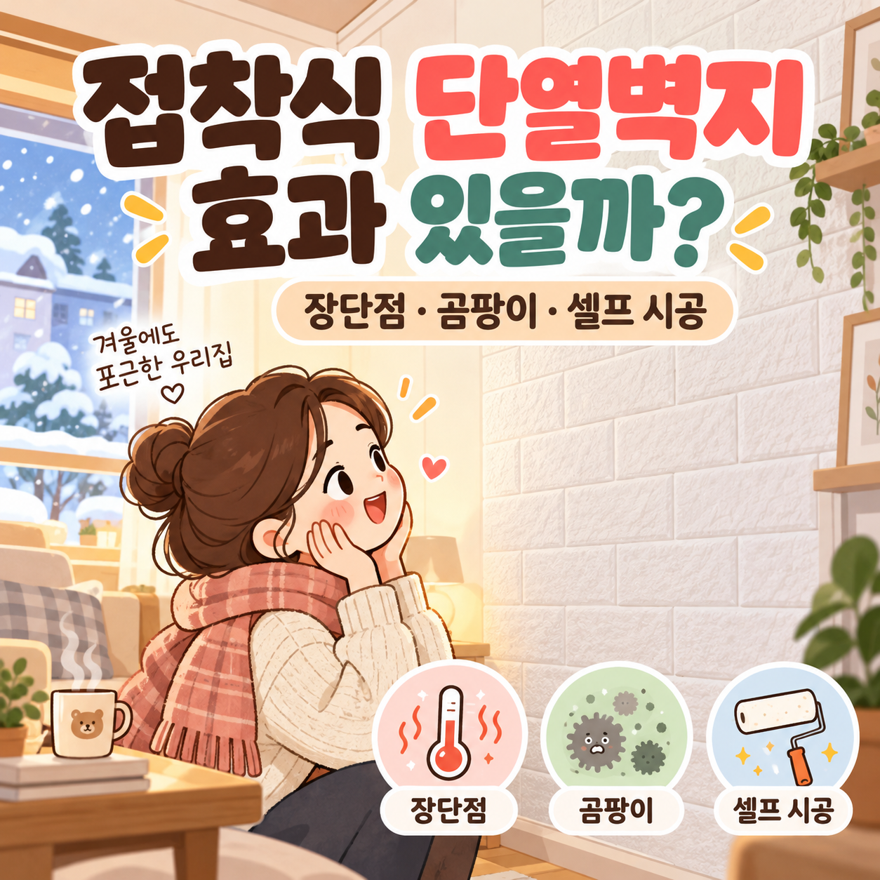 접착식단열벽지