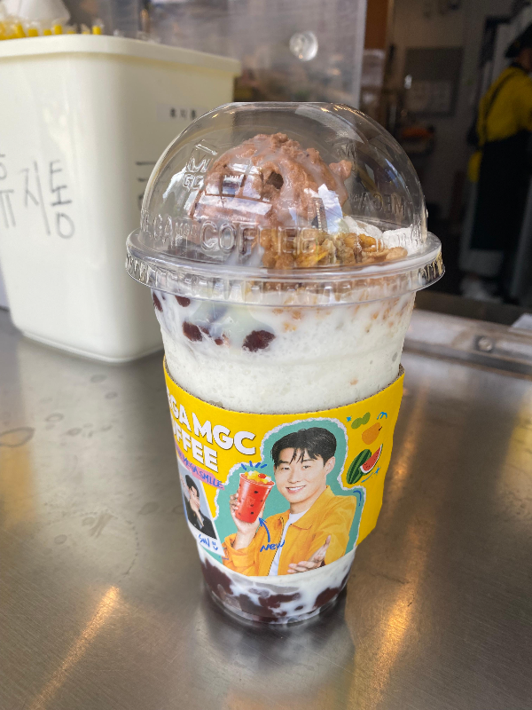 팥빙 젤라또 파르페