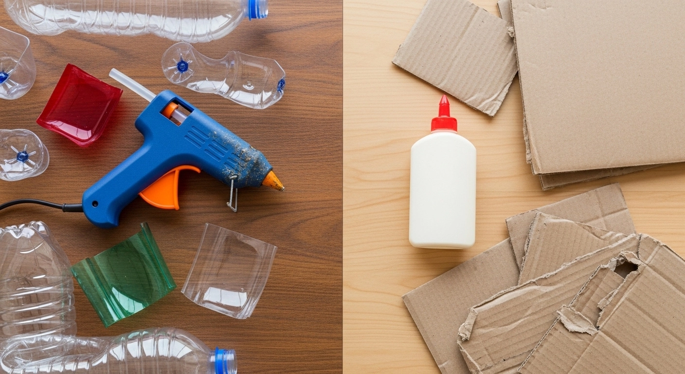딱 붙여야 하는데 뭘 쓸까 글루건 vs 목공용 풀(본드) 소재별 접착력 비교 실험