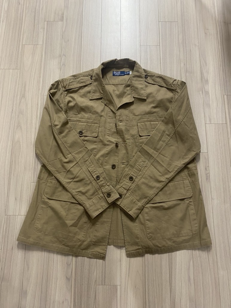 폴로랄프로렌 OG-107(OG107)워크셔츠 밀리터리셔츠 포켓셔츠 남성 팍스톤 5포켓 코튼 유틸리티 필드 자켓 베이지 밀리터리자켓