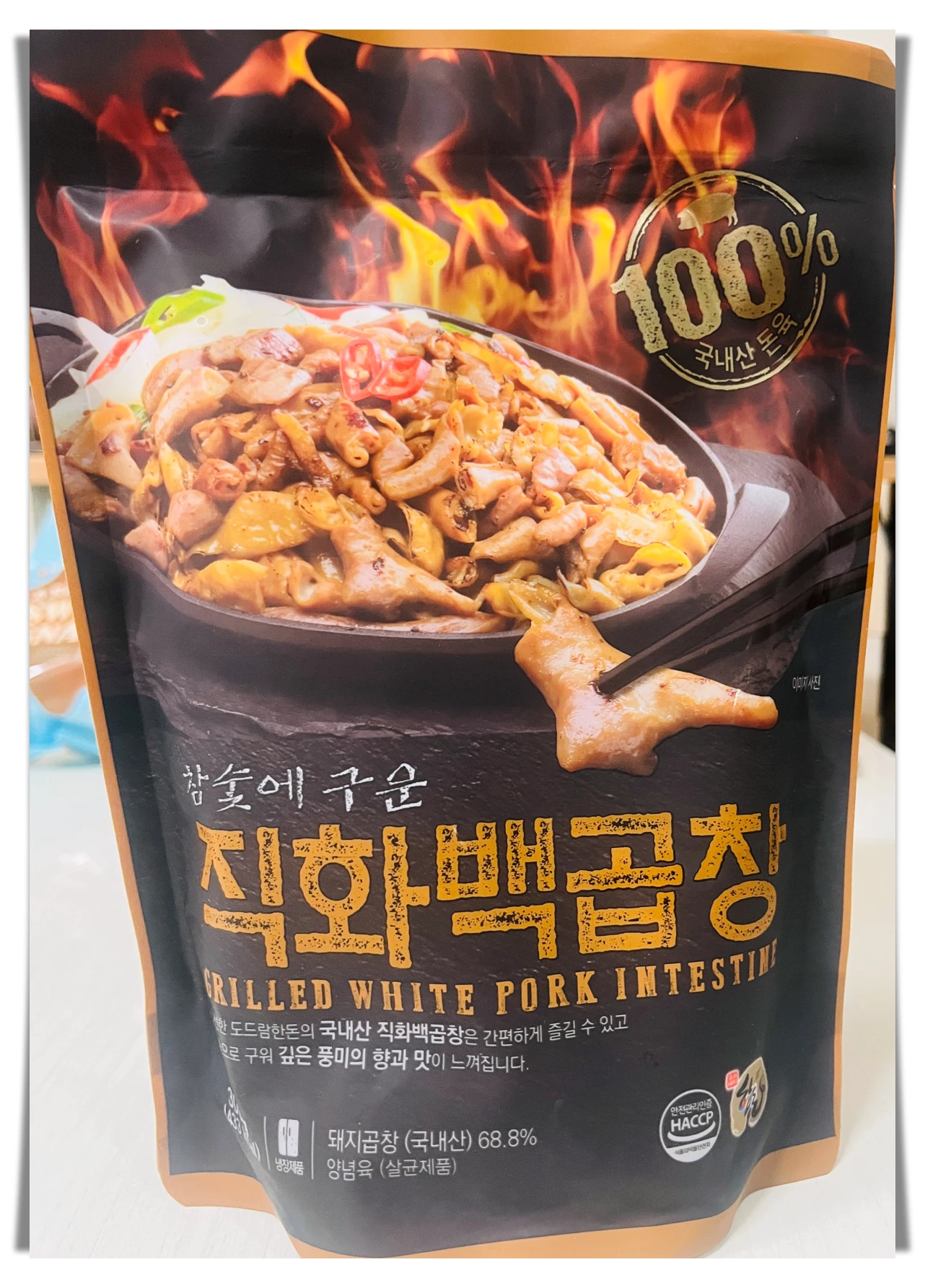 노브랜드-직화백곱창-상품