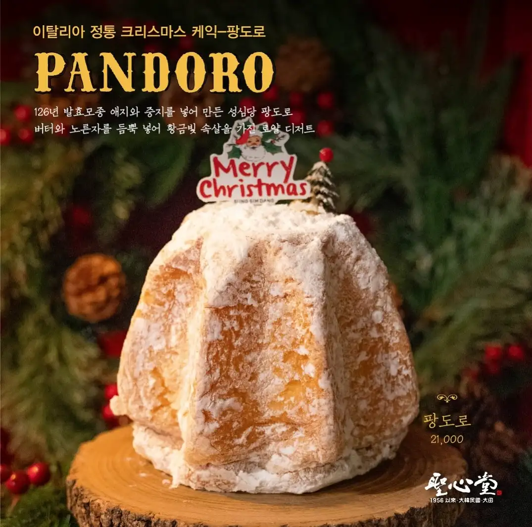 성심당 크리스마스 케이크