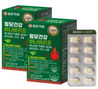 일양약품 혈당건강 바나바리프 식후 혈당케어 30g 60정&#44; 2개