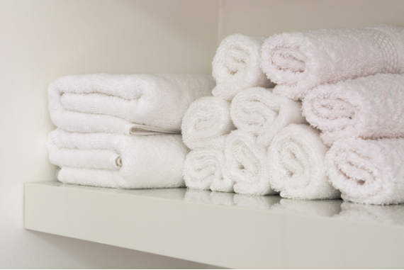 수건 세탁 후 보관