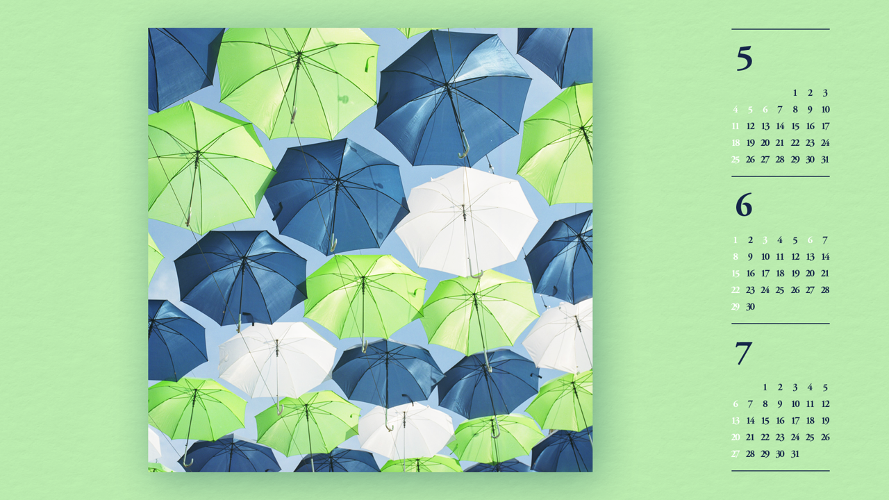 01 우산 B - 2025년6월 노트북배경화면