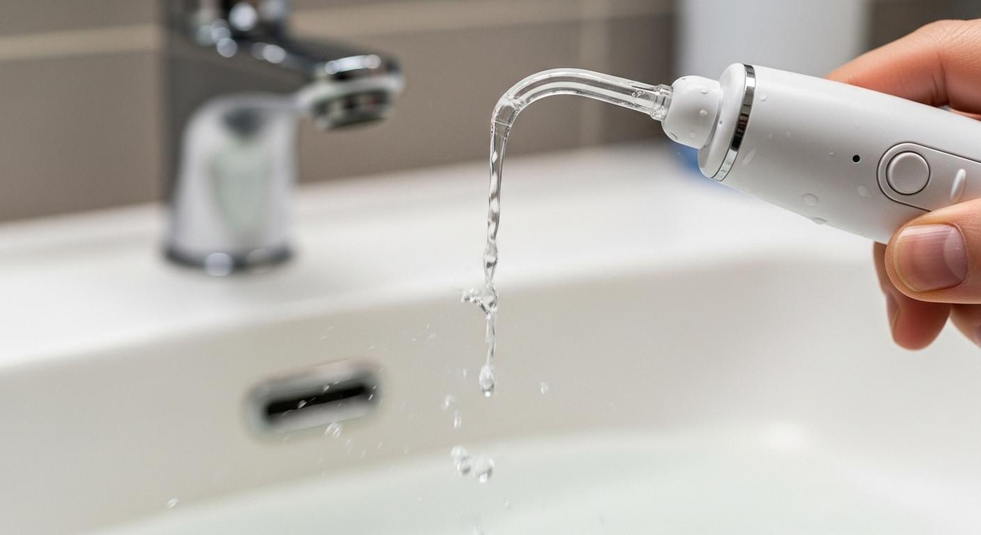 약한 수압 충전식 구강세정기 문제 해결