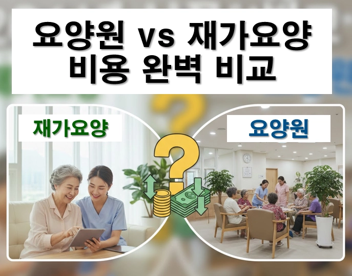 2026년 요양원 vs 재가요양 비용 완벽 비교 및 최신 등급별 본인부담금