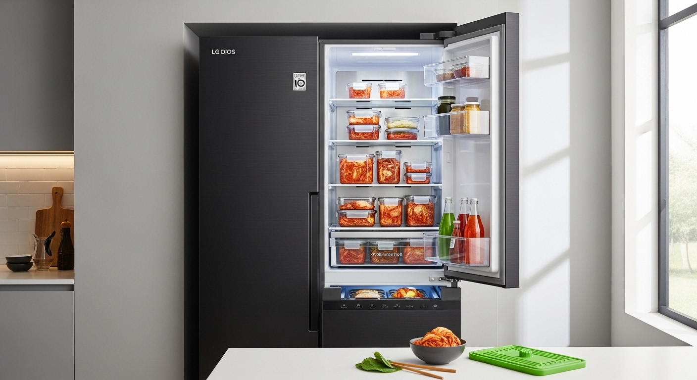 LG 김치통 김치냉장고