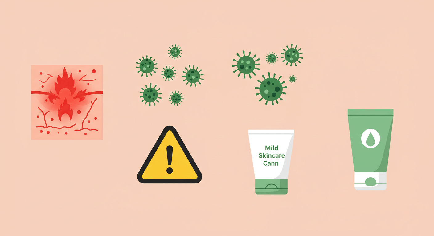 &quot;염증성 피부질환의 위험성&quot;에 대한 이미지입니다.