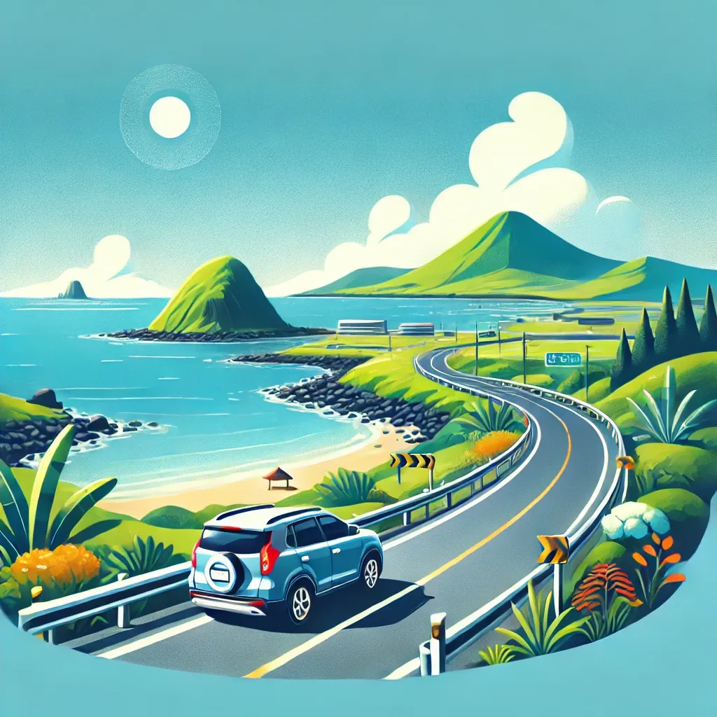 제주 렌트카 대여와 안전 점검&amp;#44; 해안도로 드라이브 풍경